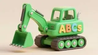 Green Bulldozer ABCs | Alphabet Construction Song for Kids