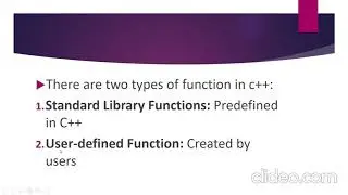 C++ WORKSHOP PART 2