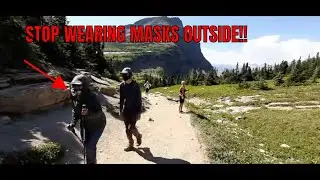 WHY ARE THEY WEARING MASKS OUTSIDE HIKING?