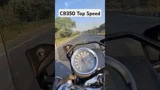 Cb350 Top Speed today