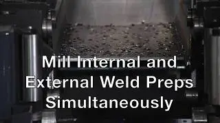 Milling of Beam Rat Holes, Copes and Weld Prep with the Endeavour