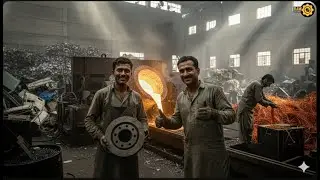 RUST to New Brake Discs: Reborn Metal Engineering in a Raw Factory  | #howitsmade #manufacturing
