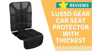 Lusso Gear Car Seat Protector with Thickest Padding - Featuring XL Size (Best Coverage Available)