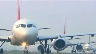 Timelapse: busy airport during Chinese New Year holiday