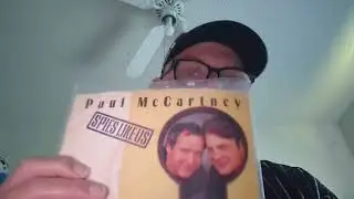 Showing off some of my Beatles records and solo Beatles records 