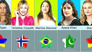 Female Actress From Different Countries