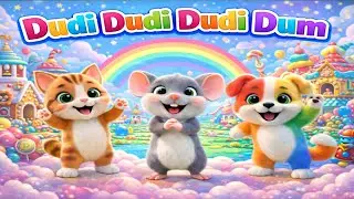 🐱🐶🐭Kids Song &ndash;Cat Dog Rat Dance Video | Dudi Dudi Dudi Dum Dum | Funny for Kids💃😂✨@DanceZooKidsParty