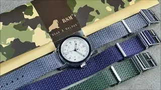 On the Wrist, from off the Cuff: RSM &ndash; Herringbone Twill Straps, Equal Parts Heavy Duty & Handsome