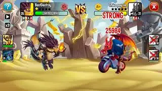 Electric Rank⚡Dragon City|Vampire Prideful,Titan Flame,Destruction Dragon Training 🤜