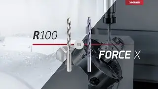 Dormer R100 vs Force X - Solid Carbide Drills Comparison