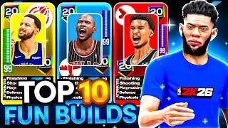 The 10 MOST FUN & BROKEN Builds in NBA 2K26