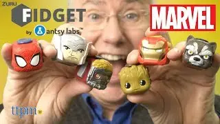 Fidget Cube Железный человек, Человек-паук, Халк, Тор, Звёздный Лорд, Ракета, Грут и Дракс из Зуру