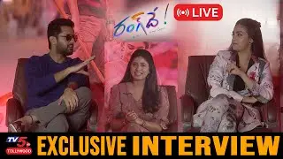 Rangde Movie Team Interview with TV5 | Nithiin, Keerthy Suresh | TV5 Tollywood