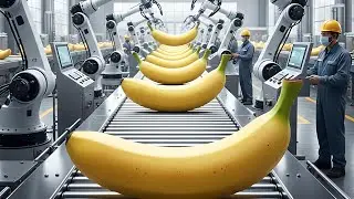 Inside a Modern Banana Drying Factory | How dried bananas are made ?