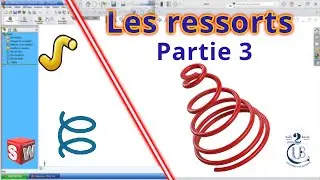 Les ressorts - Partie 3 - Ressort de compression avec solidworks