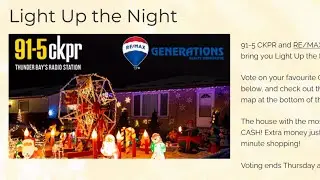Rock 94 and 91.5 CKPR hosting best holiday decorated house competition