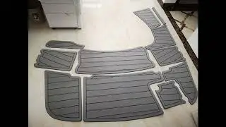 2005 Chaparral 230 SSI Swim Platform EVA Faux Teak Decking Pad-Dark Grey