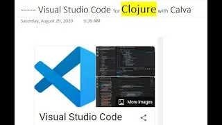 Visual Studio Code for Clojure with Calva