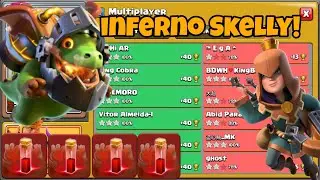 legend league attack with inferno dragon skeleton strategy | inferno Skelly attack | clash of clans