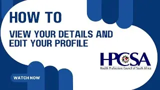 How to view your details and update your profile