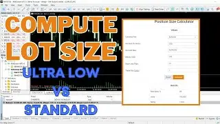 Paano mag compute ng Lot Size sa XM Ultra Low Standard?