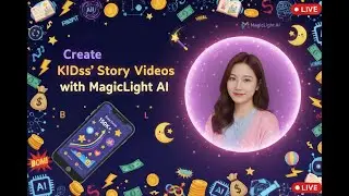 Create Kids' Story Videos with MagicLight AI