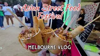 Melbourne Australia NIGHT NOODLE MARKET | Asian Street Food Festival | Melbourne Vlog