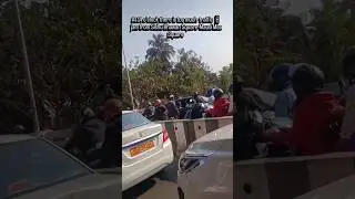traffic  jam due to wrong driving by public & traffic rule negligence-Sishu Bhawan Sqr-Mausi Maa Sqr