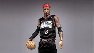 Enterbay NBA Allen Iverson Sixers 1/6 Action Figures