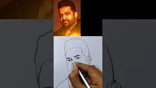 juniour ntr drawing #shorts