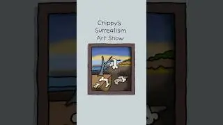 The art show. #art #surrealism #love #dog #dogs #cute #chippy #chippythedog #animals #shorts