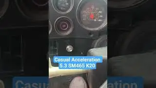Casual LS Swapped Squarebody Acceleration #sm465 #squarebody #v8 #lsswap #v8 #manual #car #chevy #ls