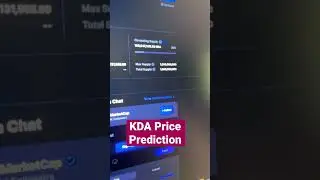 KDA Price Prediction #kda #priceprediction #crypto