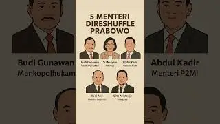 Daftar 5 Menteri yang Direshuffle Prabowo, Ada Nama Sri Mulyani hingga Budi Arie
