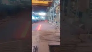 Today rolling 130&times;25 Flat Bar #rollingmill #steelindustry #steelmill #steelfactory #industrial