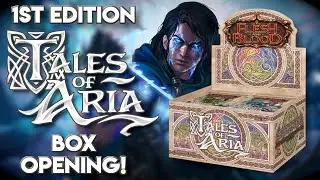 Flesh and Blood TALES OF ARIA 1st Edition Booster Box Opening! | I'M READY TO BE HURT AGAIN