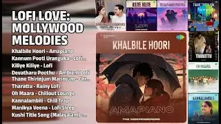 Mollywood Lofi Bliss | Unni Mukundan Songs | Khalbile Hoori  Amapiano