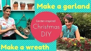 How to make an Australian Christmas Wreath & Christmas Garland // The Gardenettes