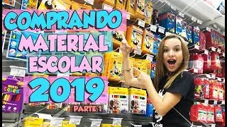 COMPRANDO MEU MATERIAL ESCOLAR 2019 Pt1