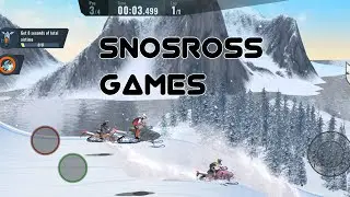 Mad Skills Snocross 🏎️ snowmobile racing video game ❄️ Snowcross mobile games #racing #stuntdriving