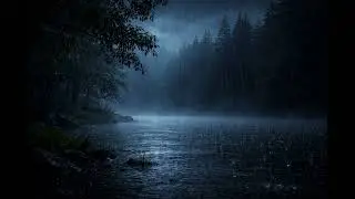 Calm Night Rain Sounds 🌧️ | Relaxing Rain Noise for Deep Sleep (1 Hour)