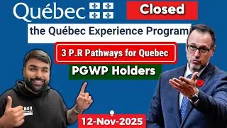 PEQ Suspended! 3 PR Pathways for Quebec PGWP & Work Permit Holders (2025) #quebec #pgwp 