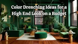 Color Drenching Ideas for a High End Look on a Budget | Interior Design Trend 2025