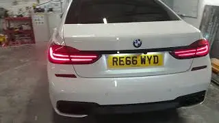 BMW 760li crazy exhaust sounds !