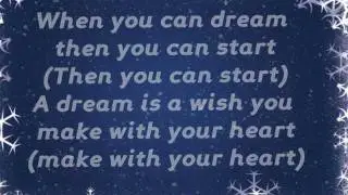 A Dream is a Wish your Heart Makes Lyrics (Christmas Version)