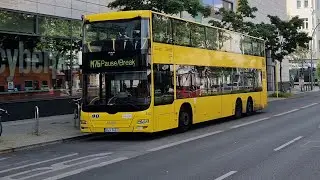 Mitfahrt im kompletten M76 von U Walther-Schreiber-Platz bis S Lichtenrade im MAN DL 08 3423