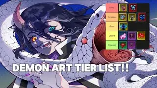 New Blood Demon Art Tier List!! | Demon Blade | Roblox