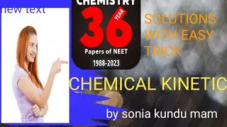 neet 36 previous year questions/short trick/chemical kinetic/#youtube