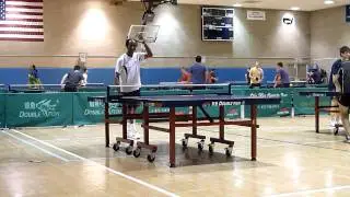 Eddy Vera vs. George 'The Chief'  Braithwaite 3rd set F.I.T. Open Semi-Finals Seniors 50+ 10/2010