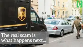 How to spot a big package delivery scam!